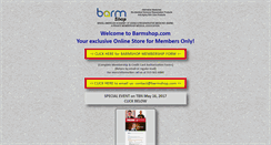 Desktop Screenshot of barmshop.com